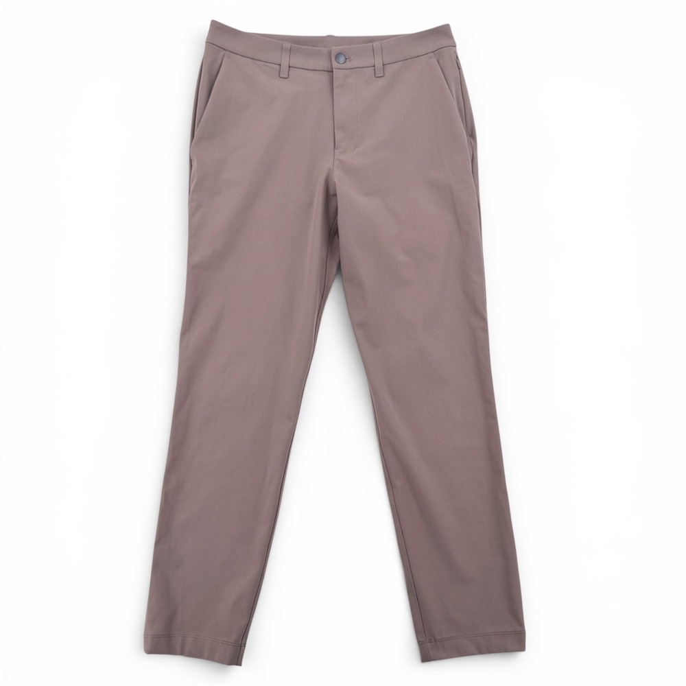Lululemon ABC Slim Fit Trouser Pant Mens 30 Brown LM5AO4S Excellent